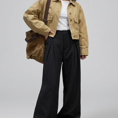Women's Palazzo Pants | High Rise Wide Leg Pleated Front