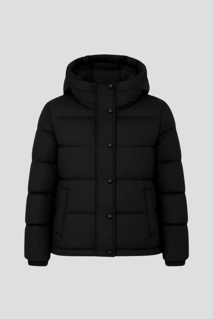 Women's Jacket | Hood Closure Pockets Quilted
