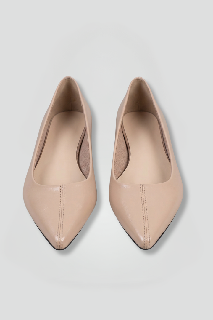 Women's Ballet Flats | Pointed Toe Slip-On Leather