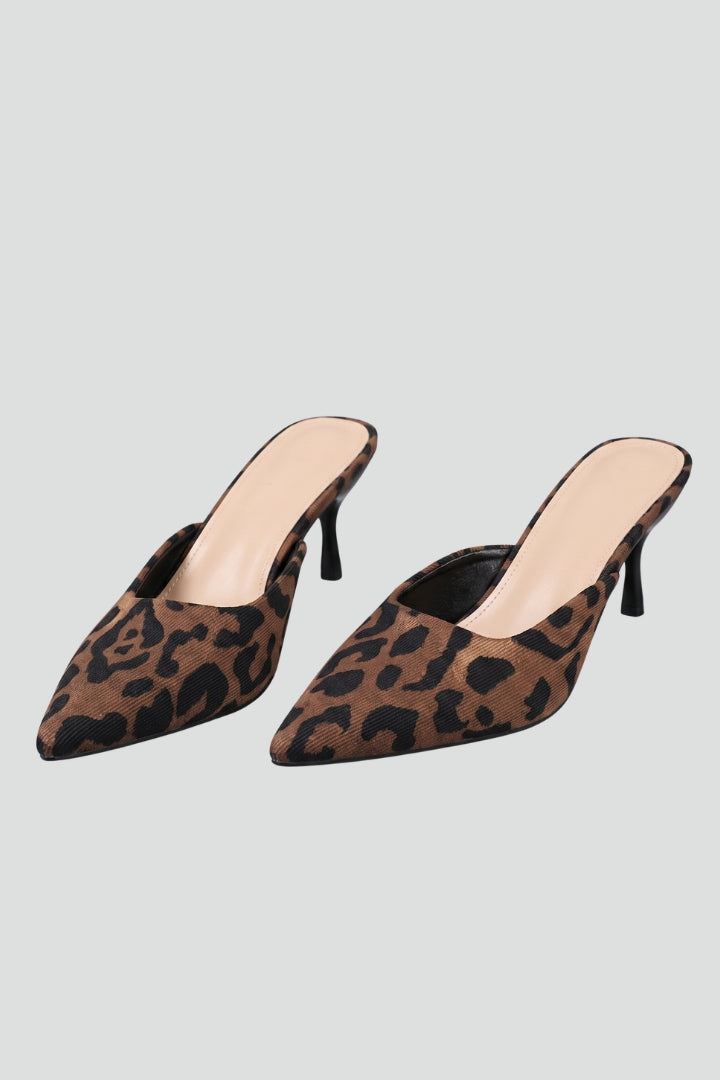 Women's Mules | Pointed Toe Stiletto Heel Slip-On