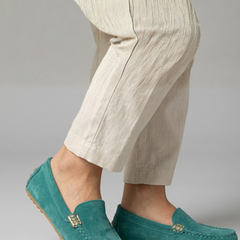 Women's Slip On Loafers | Rounded Toe Suede Flat Sole