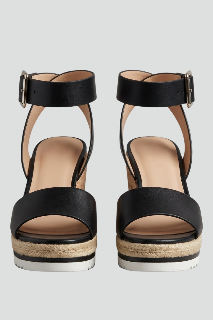 Women's Wedge Heels | Open Toe Ankle Strap Platform