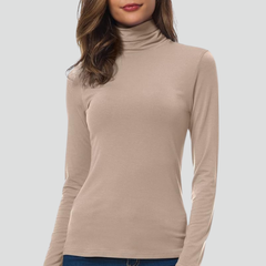 Women's Mock Neck Sweater | Turtleneck Long Sleeves Knit