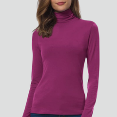 Women's Mock Neck Sweater | Turtleneck Long Sleeves Knit
