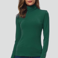Women's Mock Neck Sweater | Turtleneck Long Sleeves Knit