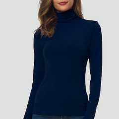 Women's Mock Neck Sweater | Turtleneck Long Sleeves Knit