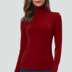 Women's Mock Neck Sweater | Turtleneck Long Sleeves Knit