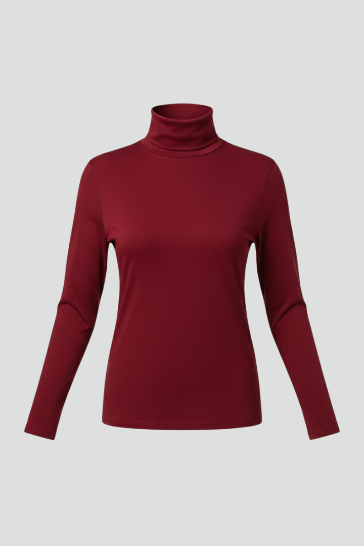 Women's Mock Neck Sweater | Turtleneck Long Sleeves Knit