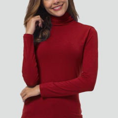 Women's Mock Neck Sweater | Turtleneck Long Sleeves Knit