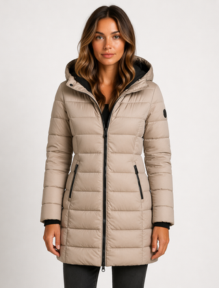 Women's Lightweight Quilted Puffer Jacket | Stylish Hooded Winter Coat 2