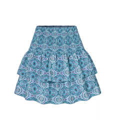 Women's Mini Skirt | Layered A-Line Ruffled Hem