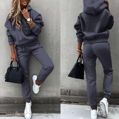 Women's Sweatsuit | Hooded Relaxed Fit Jogger
