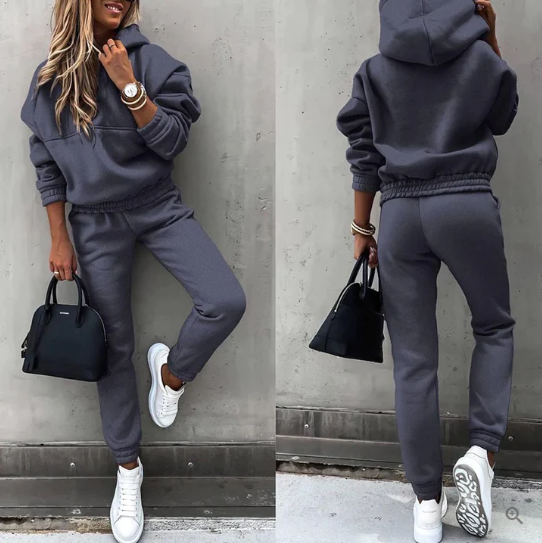 Women's Sweatsuit | Hooded Relaxed Fit Jogger