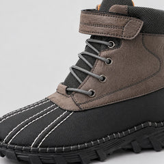Broden Leather Duck Boots — Taupe (mens shoe zoom)