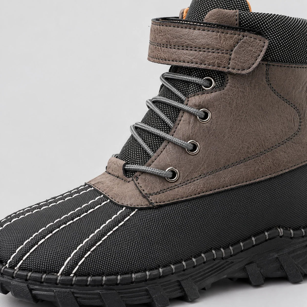 Broden Leather Duck Boots — Taupe (mens shoe zoom)