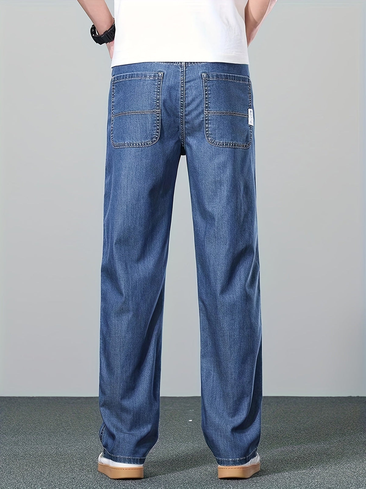 Men's Baggy Jeans | Relaxed Fit Straight Leg Denim