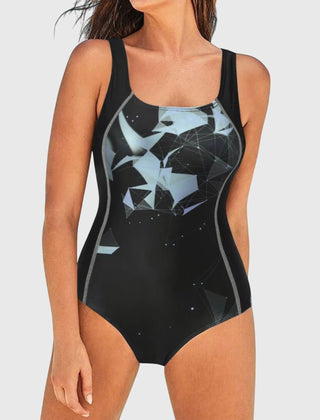 Women's Tummy Control Swimwear | Square Neckline Tank Shaping