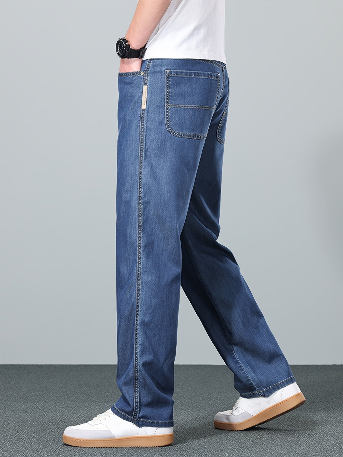 Men's Baggy Jeans | Relaxed Fit Straight Leg Denim