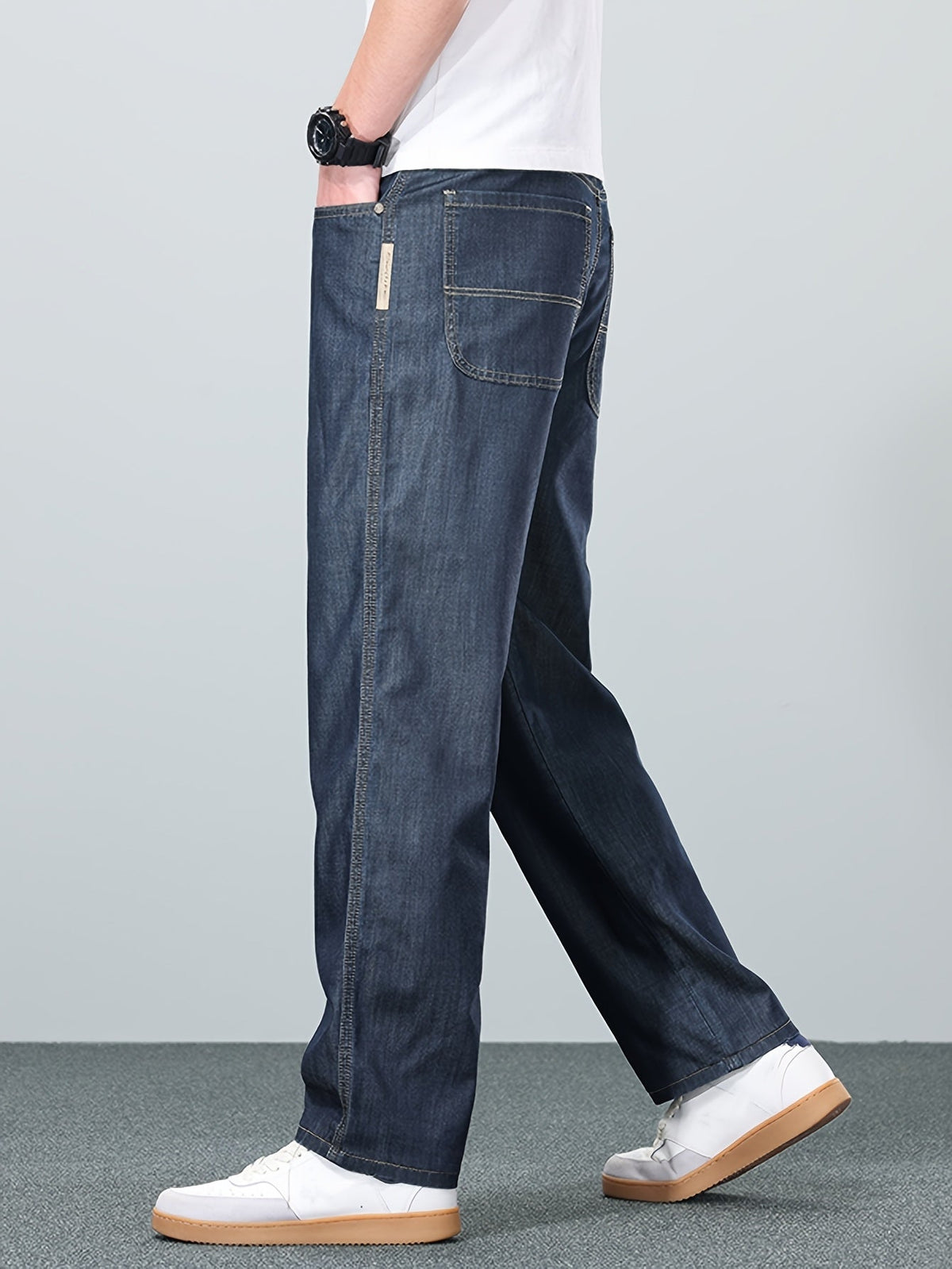 Men's Baggy Jeans | Relaxed Fit Straight Leg Denim