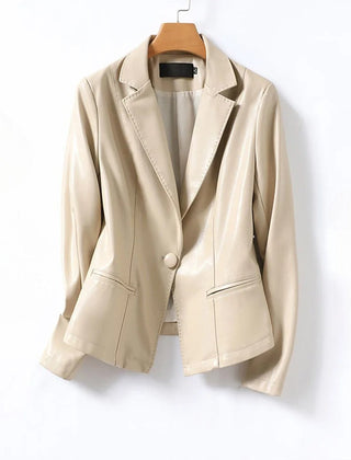 Vera Lambskin Leather Blazer - Jack Hafford
