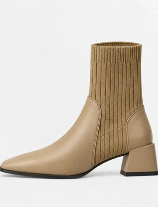 Chelsea boots met blokhak