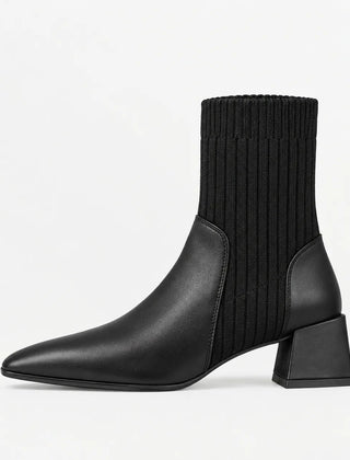 Chelsea boots met blokhak