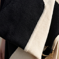 Women's High Neck Dress | Maxi Length Turtleneck Long Sleeve Knit