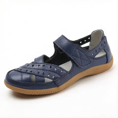 Women's Closed Toe Sandals | Cutout Adjustable Strap Flexible