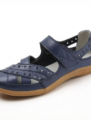 Women's Closed Toe Sandals | Cutout Adjustable Strap Flexible