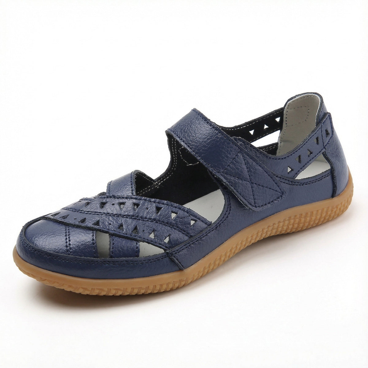 Women's Closed Toe Sandals | Cutout Adjustable Strap Flexible