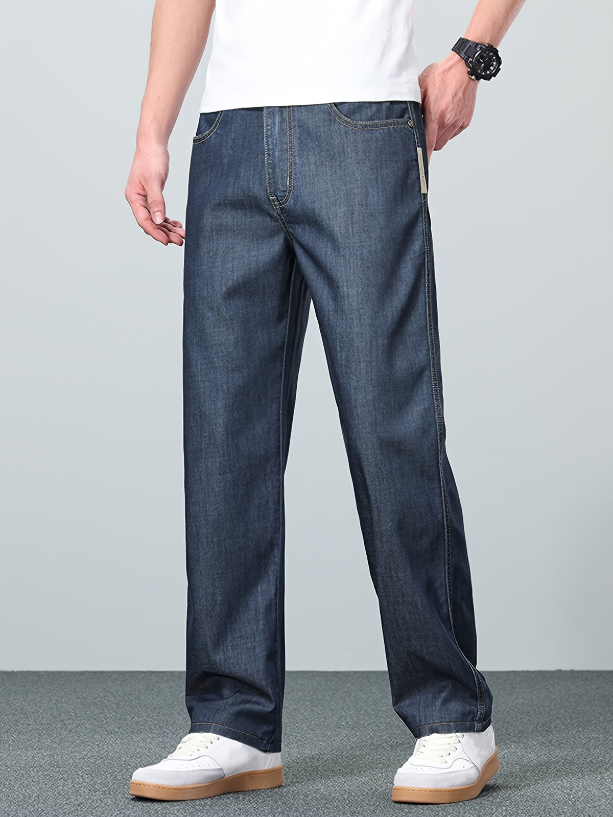 Men's Baggy Jeans | Relaxed Fit Straight Leg Denim