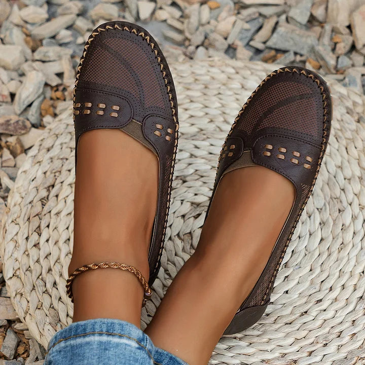 Women's Slip-On Shoe | Cushioned Sole Supportive Footbed Breathable
