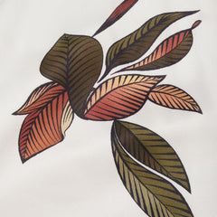 Women's Beach Dress | V Neckline Wrap Tie Botanical Print