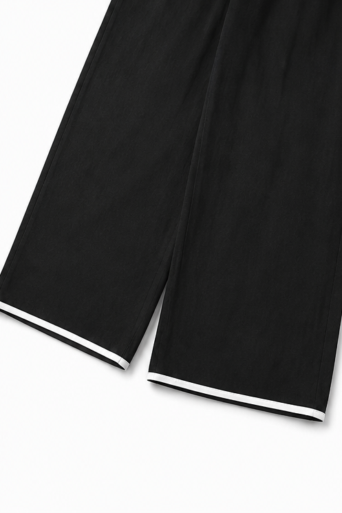 Women's Jumpsuit | Cold Shoulder Long Sleeve Wide Leg