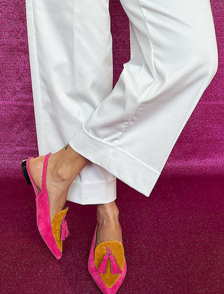 Women's Ballet Flats | Pointed Toe Tassel Flat