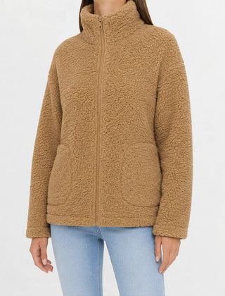 Fleece jacket met rits