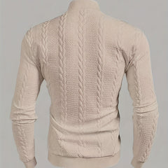 Women's Mock Neck Sweatshirt | Turtleneck Long Sleeve Textured Knit