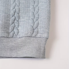 Women's Mock Neck Sweatshirt | Turtleneck Long Sleeve Textured Knit