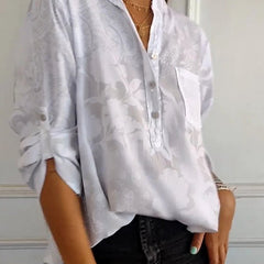 Women's Going Out Top | Lapel Collar Sequin Sleeves
