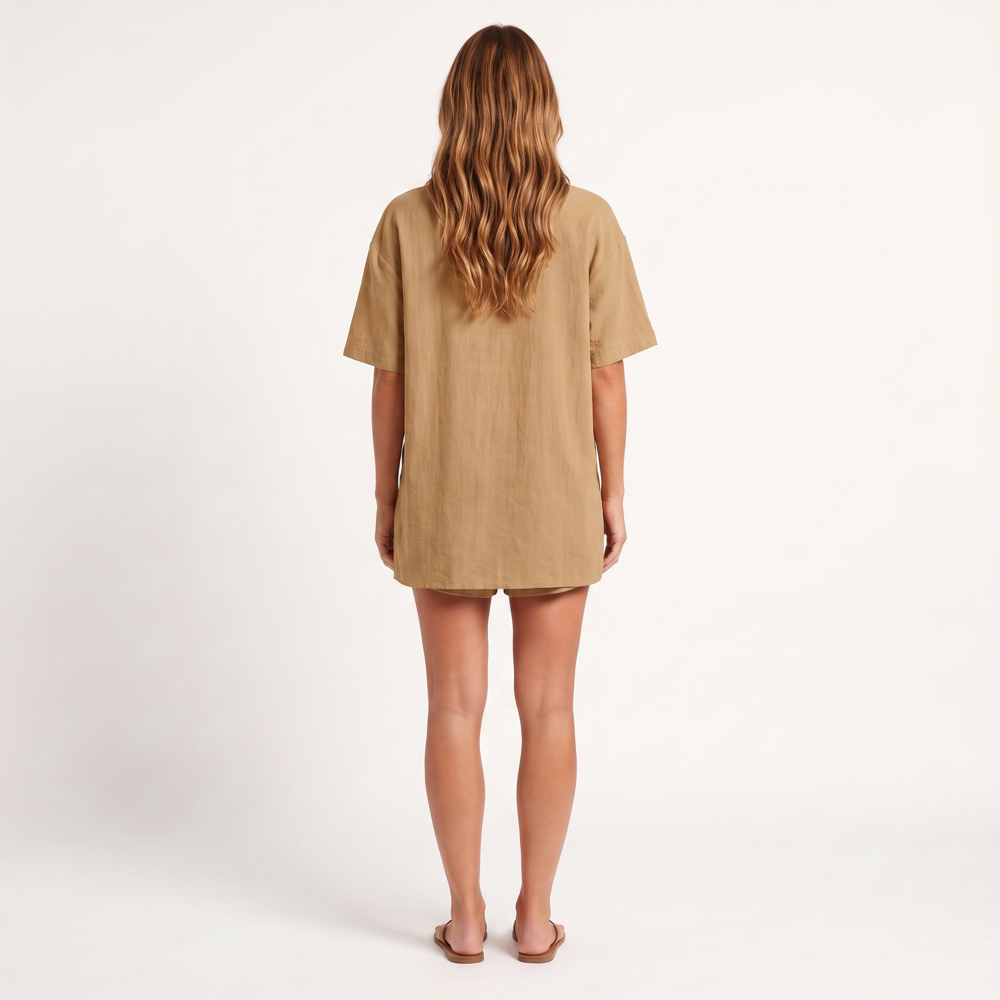 Women's Shorts | Camp Collar Button Front Short Sleeve