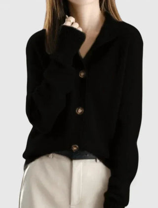 Women's Cardigan | Collared Button Front Knit