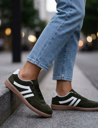 Amalfi Retro Sneakers - Dark Green