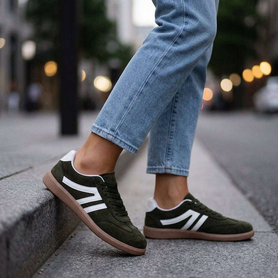 Amalfi Retro Sneakers - Dark Green