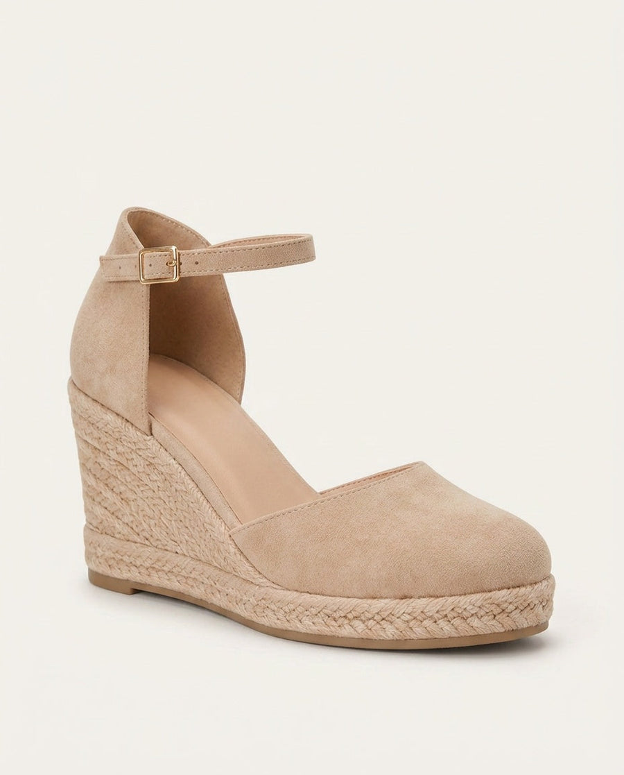 Women's Wedge Heels | Closed Toe Ankle Strap Wedge Platform
