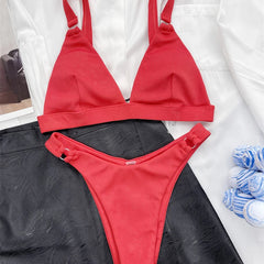Vera | Unieke & trendy bikini in de kleur Zwart voor dames in Beach stijl ideaal voor de zomer.