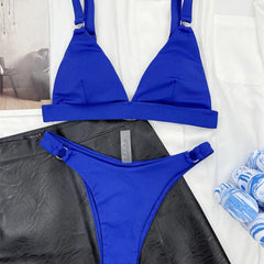Vera | Unieke & trendy bikini in de kleur Zwart voor dames in Beach stijl ideaal voor de zomer.