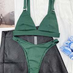 Vera | Unieke & trendy bikini in de kleur Zwart voor dames in Beach stijl ideaal voor de zomer.